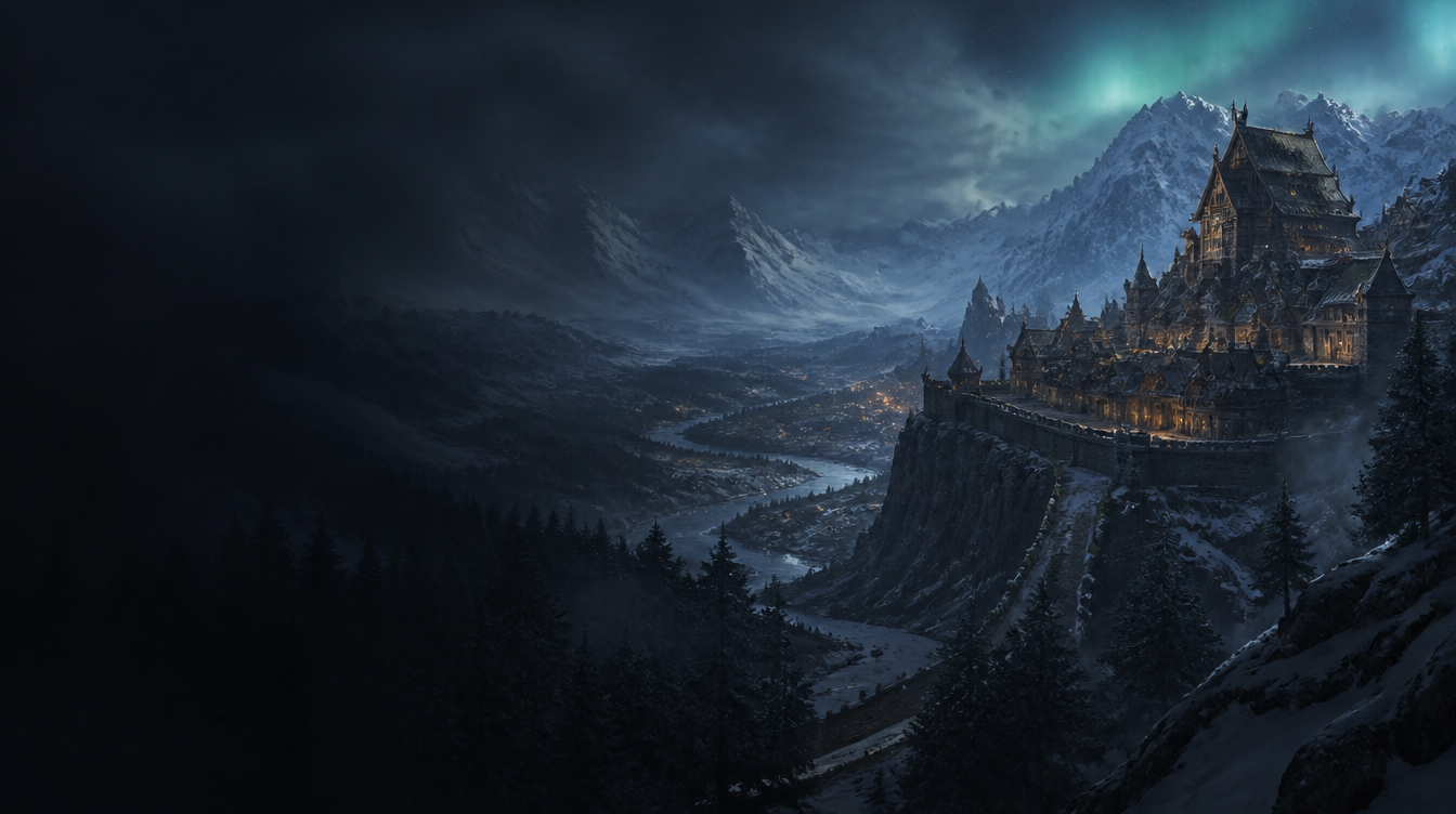 La cité d’Altherys sous les montagnes